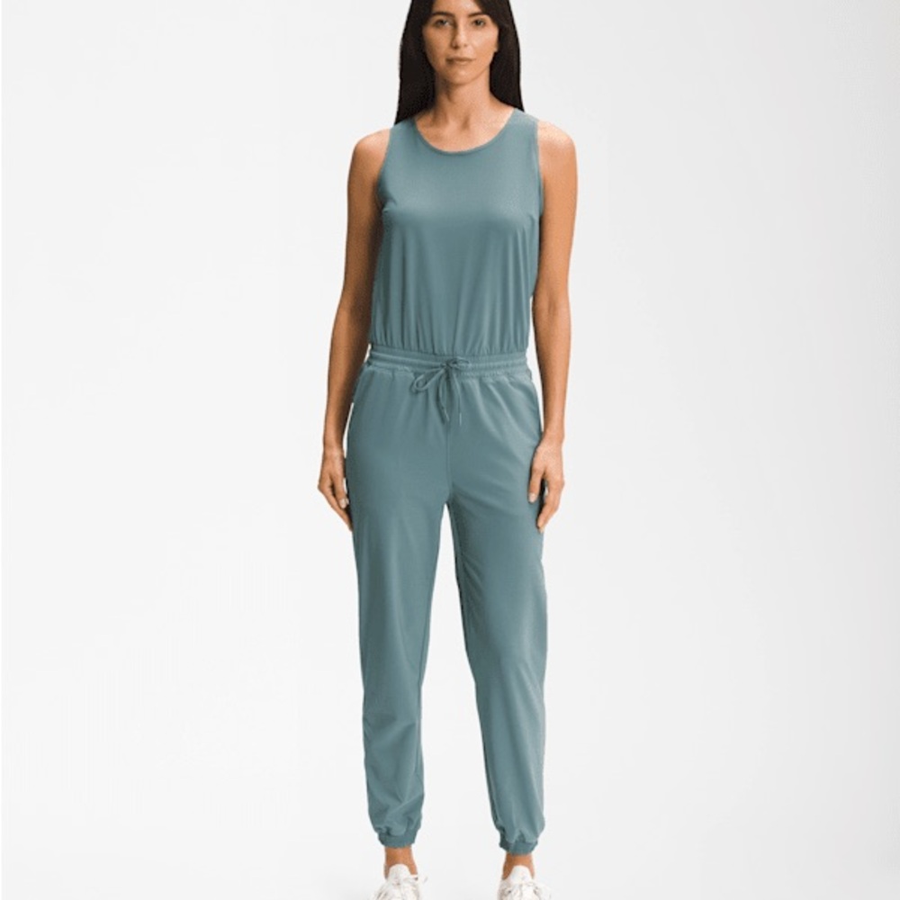 The North Face Blue Sleeveless Jumpsuit Relaxed Fit